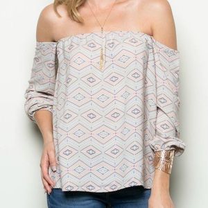Off the shoulder top